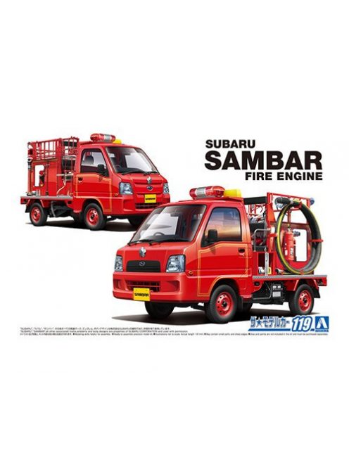 Aoshima - Subaru Tt2 Sambar The Fire Engine 1911