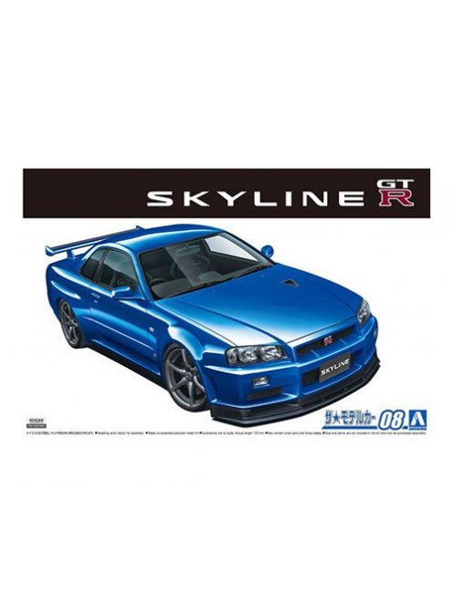 Aoshima - Nissan Bnr34 Skyline Gt-R V-Specii 2002