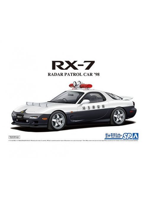 Aoshima - Mazda Fd3S Rx-7 Radar Patrol Car '98