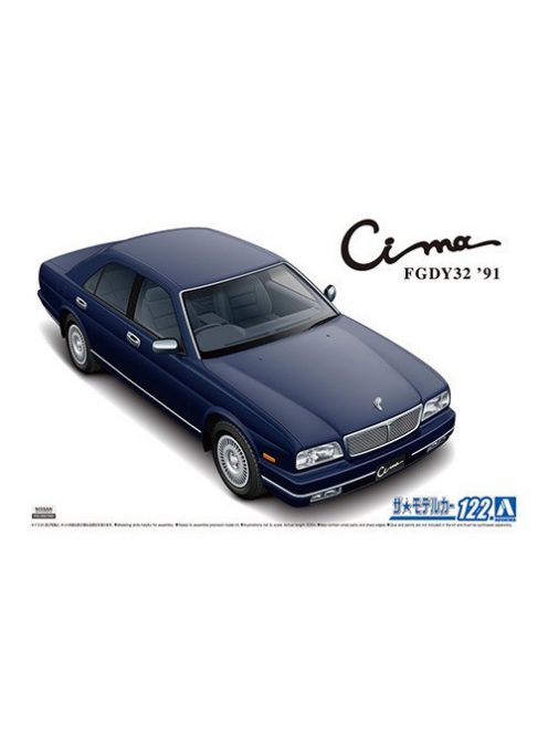 Aoshima - Nissan Y32 Cima TypeⅢ Limited L Av '91