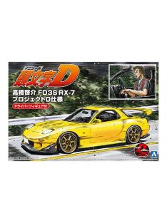   Aoshima - Takahashi Keisuke Fd3S Rx-7 (Project D Ver.) With Figure