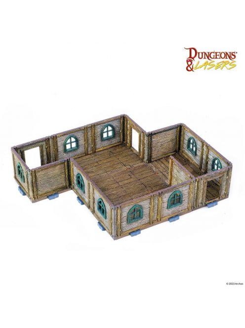 Archon Studio - Dungeons & Lasers Expansion Set: WOODEN COTTAGE