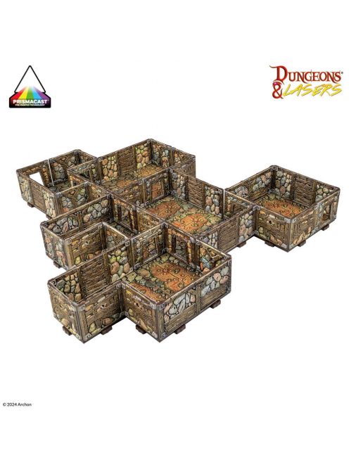 Archon Studio - Dungeons & Lasers ABANDONED MINES: PRE-PAINTED