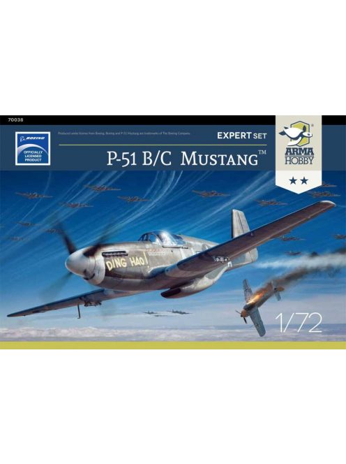 Arma Hobby - North-American P-51 B / C Mustang Expert Set