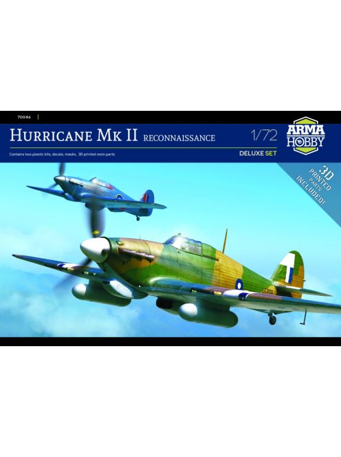 Arma Hobby - 1/72 Hurricane Mk II Reconnaissance Deluxe Set