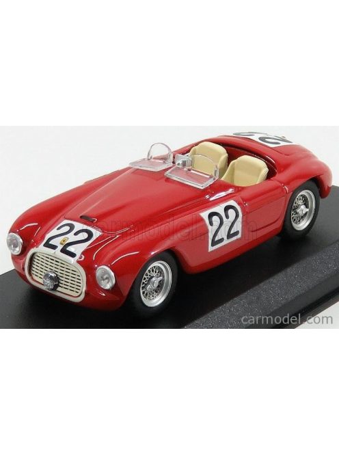 Art-Model - Ferrari 166Mm 2.0L V12 Spider Team Peter Mitchell-Thomson N 22 Winner 24H Le Mans 1949 L.Chinetti - L.Selsdson Red