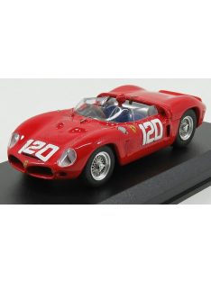   Art-Model - FERRARI DINO 196SP SPIDER ch.0804 N 120 2nd TARGA FLORIO 1962 BANDINI - BAGHETTI RED