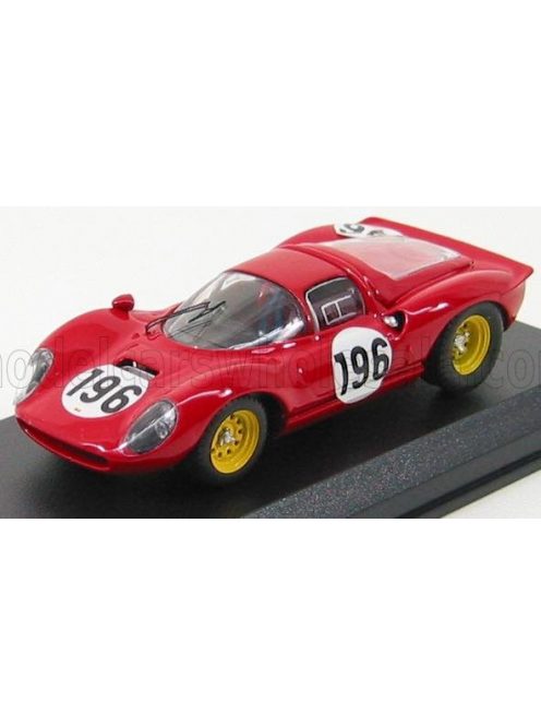 Art-Model - FERRARI DINO 206S COUPE N 196 2nd TARGA FLORIO 1966 BAGHETTI - GUICHET RED