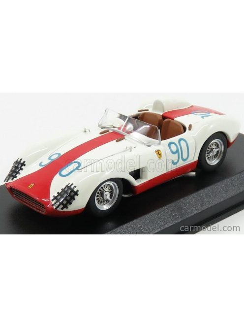 Art-Model - Ferrari 500 Trc N 90 Targa Florio 1958 Starrabba - Cortese White Red