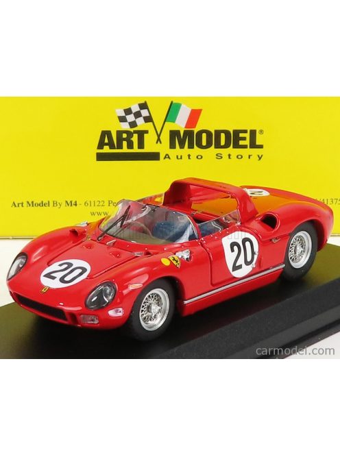 Art-Model - Ferrari 275P Spider 3.3L V12 Team Ferrari Spa Sefac N 20 Winner 24H Le Mans 1964 N.Vaccarella - J.Guichet Red