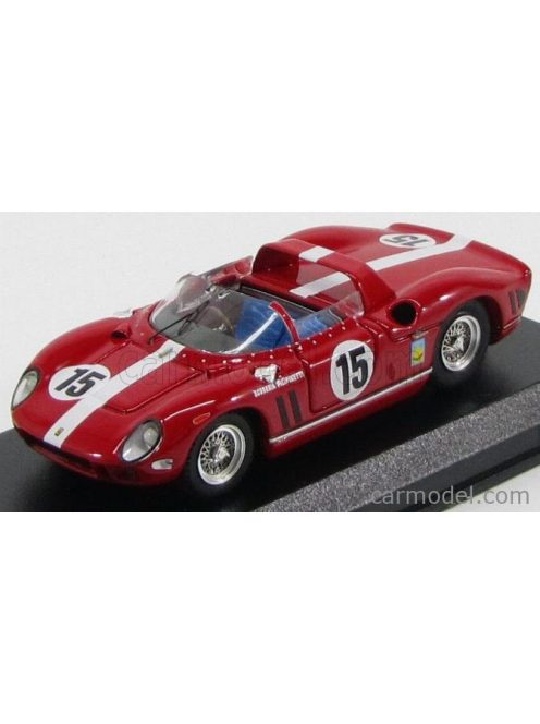 Art-Model - Ferrari 330P Spider N 15 Scuderia Filipinetti Test 24H Le Mans 1965 P.Rodriguez - S.Hudson Red