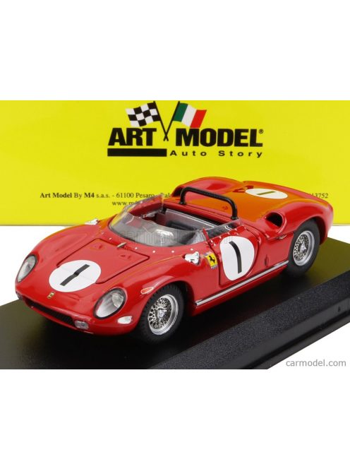 Art-Model - Ferrari 250P Spider N 1 Bridgehampton 1963 P.Rodriguez Red