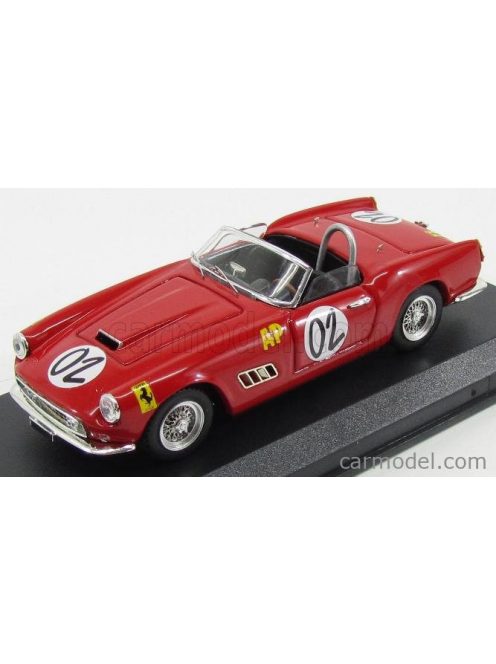 Art-Model - Ferrari 250 Spider California N 2 Winner 2H Relay Marlboro Cup - Chassis #1085 1961 A.Wylie Red