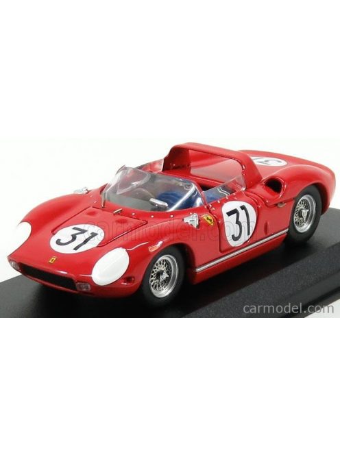 Art-Model - Ferrari 250P Spider Ch.0812 N 31 2Nd 12H Sebring 1963 Mairesse - Vaccarella - Bandini Red