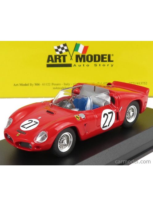 Art-Model - Ferrari Dino 246 Sp Ch.0790 N 27 12H Sebring 1961 R.Ginther - W.Von Trips Red