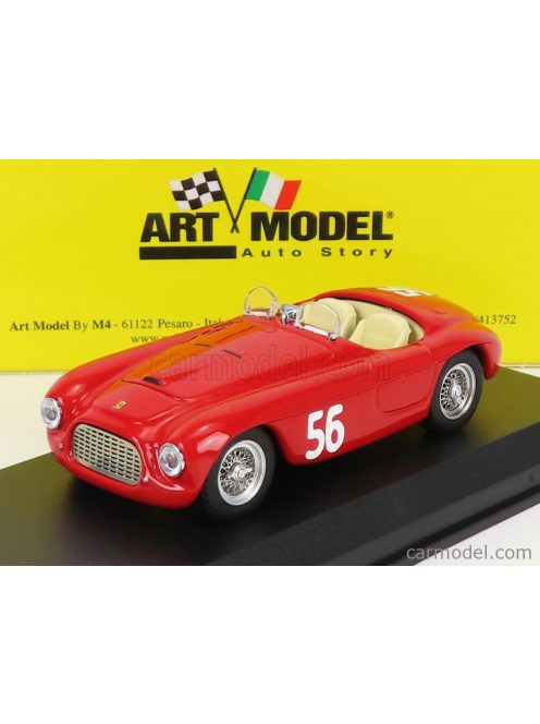 Art-Model - Ferrari 166Mm Barchetta Spider N 56 Winner Vermicino - Rocca Di Papa 1949 G.Marzotto Red