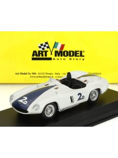   Art-Model - FERRARI 750 MONZA 3.0L SPIDER N 2d WINNER PEBBLE BEACH 1955 PHIL HILL WHITE BLUE