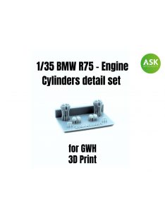   Art Scale - 1/35 BMW R75 - Engine Cylinders detail set recommended for GWH