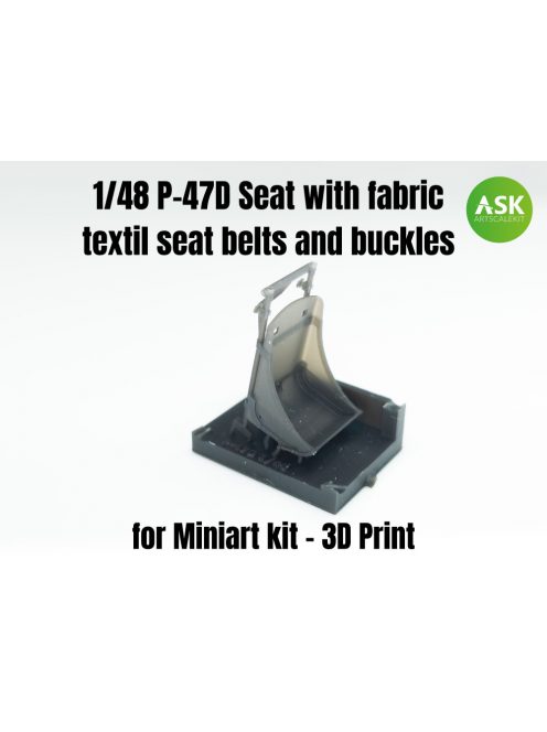 Art Scale - 1/48 P-47D Seat with fabric textil seat belts and buckles