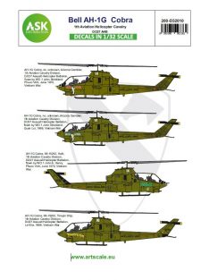   Art Scale - 1/32 Bell AH-1G Cobra 1th Aviation Helicopter Cavalry D/227 AHB