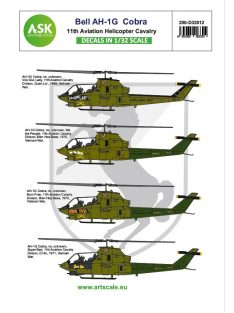   Art Scale - 1/32 Bell AH-1G Cobra 11th Aviation Helicopter Cavalry