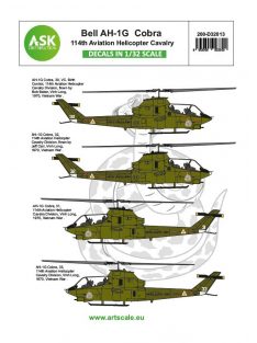   Art Scale - 1/32 Bell AH-1G Cobra 11th Aviation Helicopter Cavalry part 3