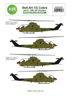 Art Scale - 1/32 Bell AH-1G Cobra part 8 - HML367 Scarface