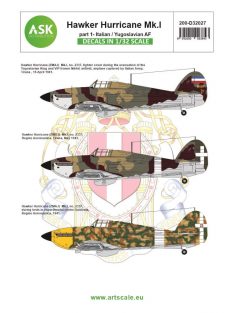   Art Scale - 1/32 Hawker Hurricane Mk.I  part 1 - Italian AF and Jugoslavia AF