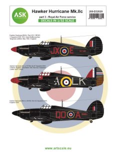   Art Scale - 1/32 Hawker Hurricane Mk.IA / Mk.IIC part 3 - Royal Air Force service