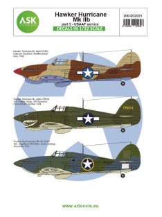   Art Scale - 1/32 Hawker Hurricane Mk.IIB part 5 - USAAF service