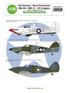   Art Scale - 1/32 Hawker Hurricane Mk.IIB / Mk.X part 6 - US Eagles