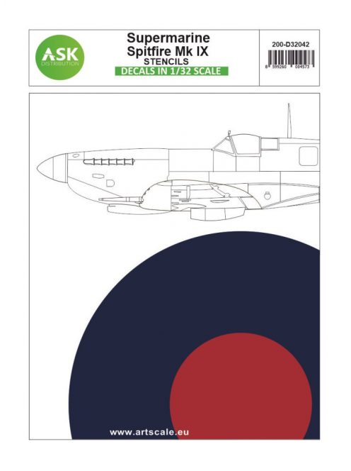 Art Scale - 1/32 Spitfire Mk.IX - stencils