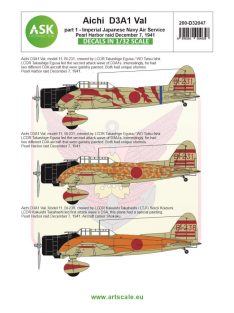   Art Scale - 1/32 Aichi D3A1 VAL part 1 - Pearl Harbor raid / Imperial Japanese Army Air Service