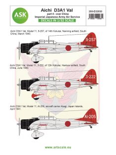   Art Scale - 1/32 Aichi D3A1 VAL part 4 - Imperial Japanese Army Air Service