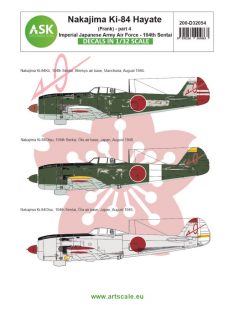   Art Scale - 1/32 Nakajima Ki-84 Hayate (Frank) part 4 - Imperial Japanese Army Air Force 104th Sentai