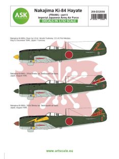   Art Scale - 1/32 Nakajima Ki-84 Hayate (Frank) part 6 - Imperial Japanese Army Air Force