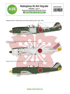   Art Scale - 1/32 Nakajima Ki-84 Hayate (Frank) part 5 - Imperial Japanese Army Air Force