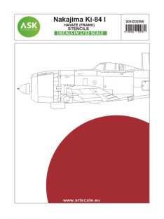   Art Scale - 1/32 Nakajima Ki-84 Hayate (Frank) - STENCILS - Imperial Japanese Army Air Force