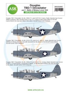   Art Scale - 1/32 Douglas TBD-1 Devastator part 1 - Battle of Midway 4. June 1942