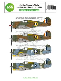   Art Scale - 1/48 Curtiss Mohawk IV over Egypt and Burma 1941-1943