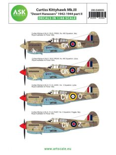   Art Scale - 1/48 Curtiss Kittyhawk Mk.III "Desert Harassers" North Africa / Italy 1942-1944 part II