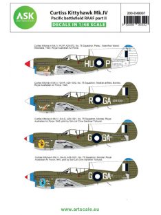   Art Scale - 1/48 Curtiss Kittyhawk Mk.IV Pacific battlefield RAAF part II