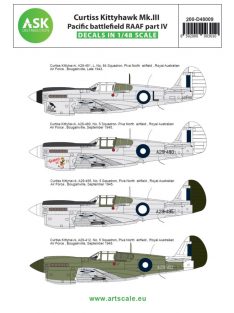   Art Scale - 1/48 Curtiss Kittyhawk Mk.III Pacific battlefield RAAF part IV