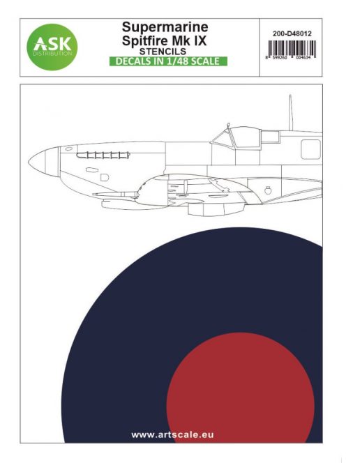 Art Scale - 1/48 Spitfire Mk.IX - stencils