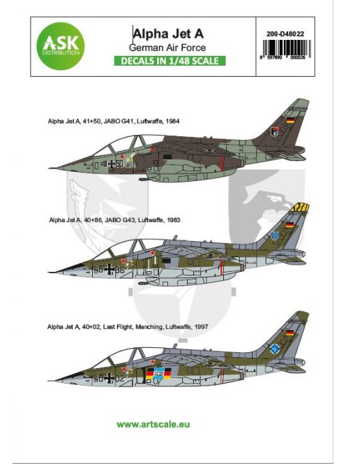 Art Scale - 1/48 Alpha Jet A Germain Air Force - Bundeswehr