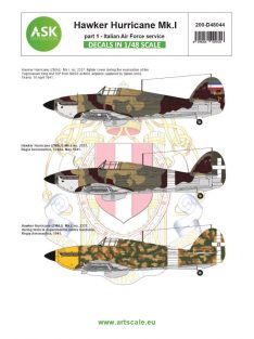   Art Scale - 1/48 Hawker Hurricane Mk.I part 1 - Italian / Jugoslavian AF