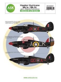   Art Scale - 1/48 Hawker Hurricane Mk.IA / Mk.IIC part 3 - Royal Air Force service