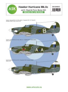   Art Scale - 1/48 Hawker Hurricane Mk.IIc part 9 - Royal Air Force Burma