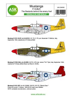   Art Scale - 1/48 P-51B Mustang - The Bastards behind the enemy lines!