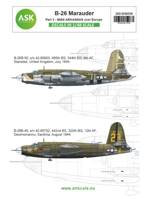 Art Scale - 1/48 B-26B Marauder part 1 - Over Europe: Wine, Women and Songs and Hard To Get